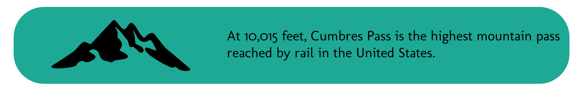 At 10, 015 feet – Green text