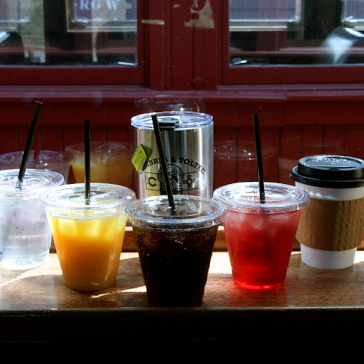 Complimentary non-alcoholic beverages offered.