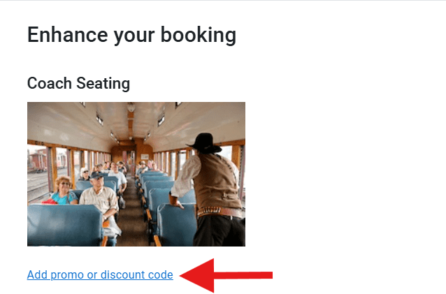 Screenshot of 'Enhance your booking' section.